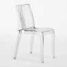 Mesa redonda branca c/2 Cadeiras Transparentes Moderna Elegante 70x70 Silver Estoque