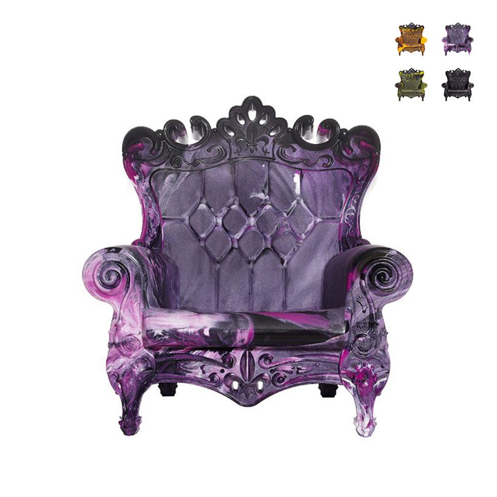 Trono Poltrona Moderna uso Interior e Exterior Arte Cadeira Grande Queen Loves Nature