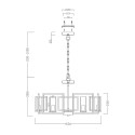 Candelabro Candeeiro Suspenso Dourado Moderno 6 Luzes Bowi Maytoni Descontos