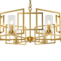 Candelabro Candeeiro Suspenso Dourado Moderno 6 Luzes Bowi Maytoni Venda