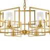 Candelabro Candeeiro Suspenso Dourado Moderno 6 Luzes Bowi Maytoni Venda