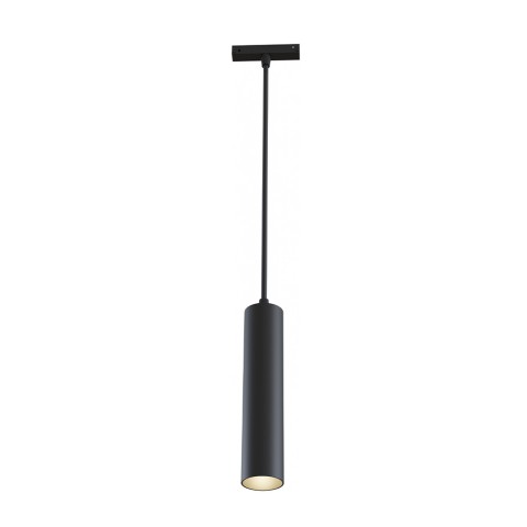 Candeeiro Preto Suspenso Moderno Sala Quarto Cozinha Iluminação Focus LED Maytoni Promoção