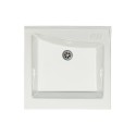 Lavatório Moderno Branco 63x60cm Cerâmica Madeira Acqua Edilla Catálogo