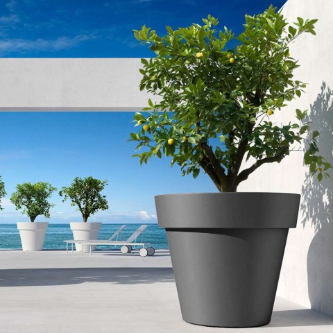 Grande Vaso ø 80cm para Plantas ao Ar Livre Bar Terraço Jardim, Cornaglia Promoção