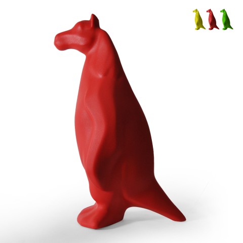 Escultura animal de decoração moderna pop art Cavallo Pinguino Kimere