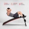 Banco de Fitness Curvo Multiusos Ajustável para Sentar e Levantar Hera Descontos