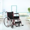 Cadeira de Rodas em Tecido Ortopédica Dobrável p/Deficientes e Idosos Lily Catálogo
