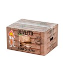 Lenha de Oliveira para Lareira Paletes 320kg Olivetto Descontos