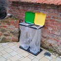 Porta Sacos do Lixo Suporte para Uso Externo Eventos Espaço Público 80/110Lt Mr.B Descontos