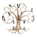 Grande Relógio de Parede  Árvore da Vida feita à Mão do Ceart 80x75cm Escolha