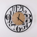 Relógio de Parede Redondo 60cm Grandes Números Modernos Ilenia Ceart Medidas