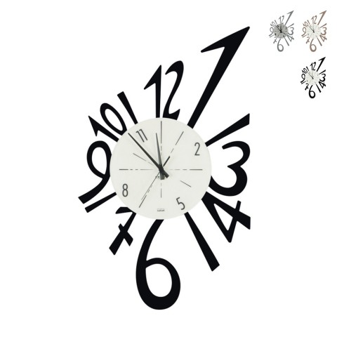 Relógio de parede moderno feito à mão em metal Numerico Ceart
