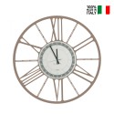 Relógio de Parede Redondo Industrial Clássico Moderno 80cm Roda Ceart  Descontos