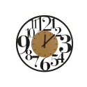Relógio de Parede Redondo 60cm Grandes Números Modernos Ilenia Ceart Escolha