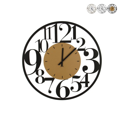 Relógio de Parede Redondo 60cm Grandes Números Modernos Ilenia Ceart Promoção