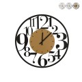 Relógio de Parede Redondo 60cm Grandes Números Modernos Ilenia Ceart Promoção