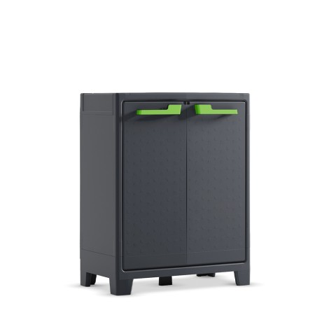 Armário externo multiuso 2 prateleiras ajustáveis Moby Basso XL Keter
