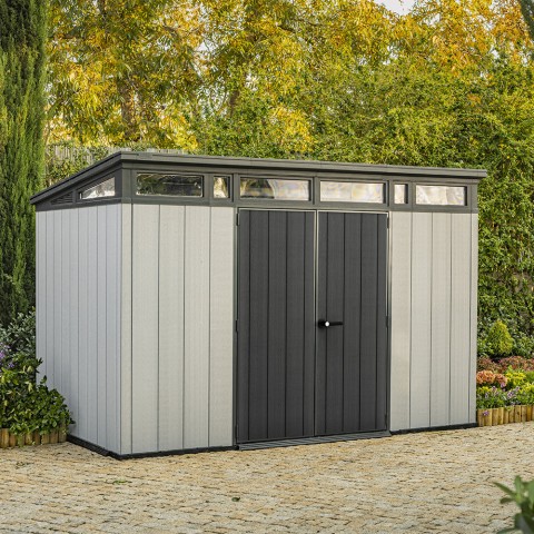 Abrigo Barraca Casa para Jardim de Resina 340x218x226cm Artisan 11x7 Keter K241739 Promoção