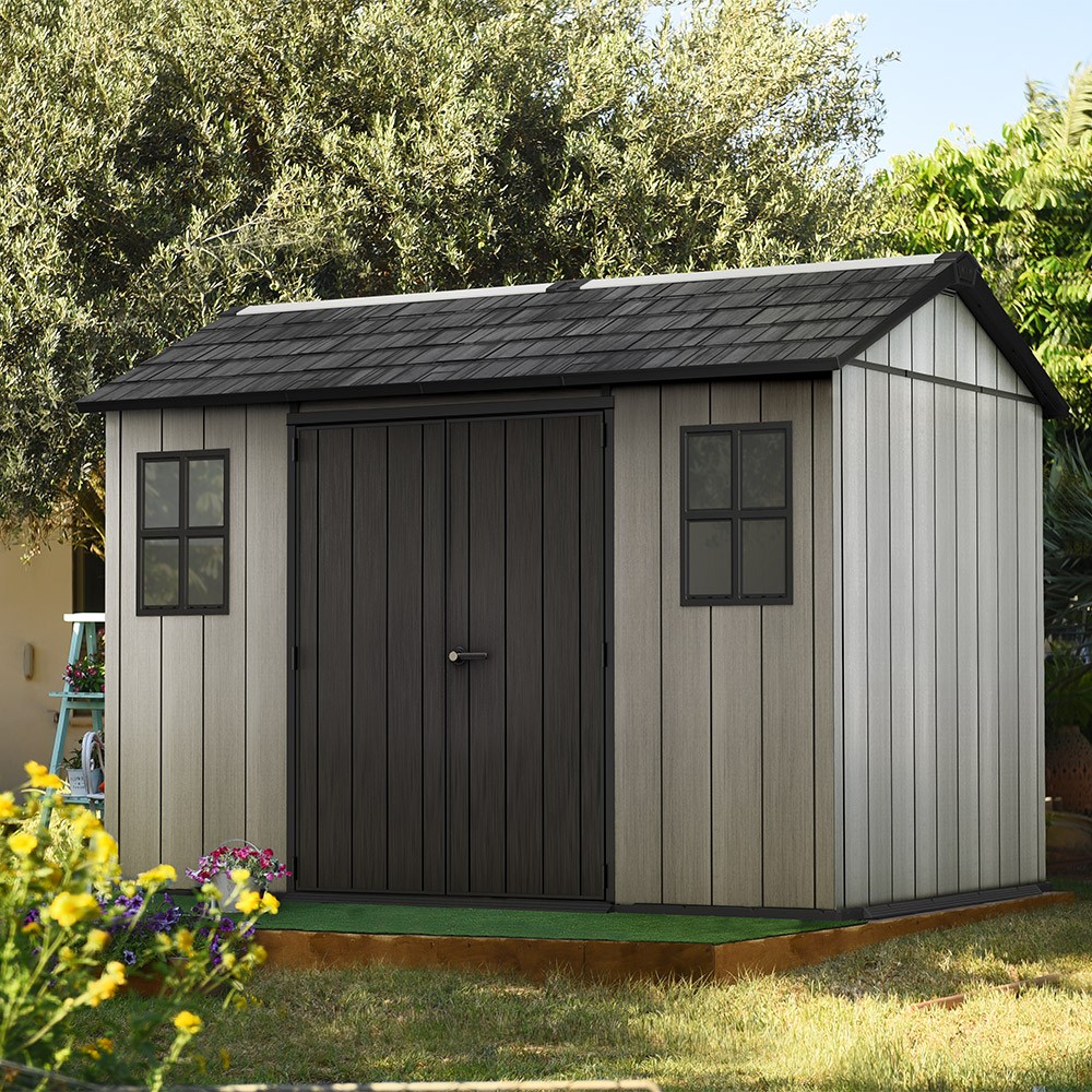 Barraca Abrigo Casa de Resina para Jardim Extra-Grande 350x229x254cm Oakland Keter 1175SD K230167