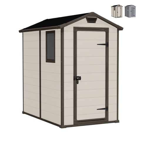 Cofre de resina PVC 130x192x198cm Manor 4x6 Keter Promoção