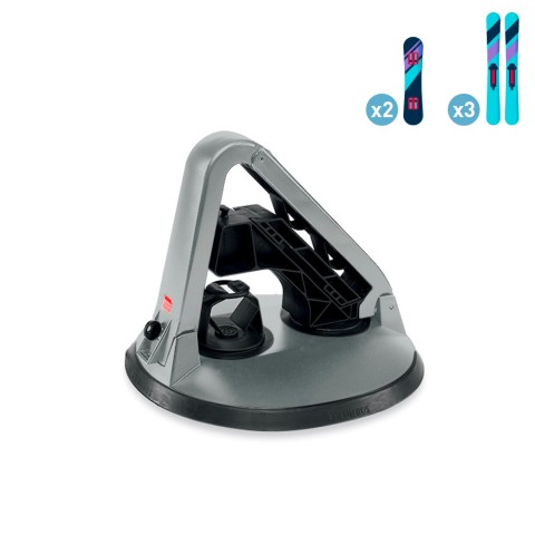 Suporte magnético universal para esquis e pranchas de snowboard com duplo sistema anti-roubo Kolumbus Ski & Board