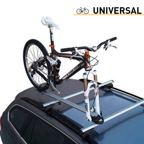 Porta-bicicletas universal de teto para garfo Bike pro Promoção