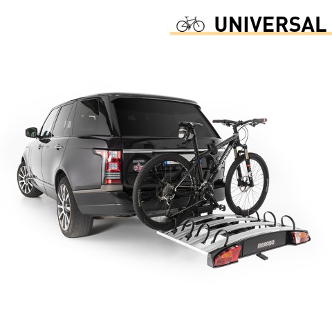 Porta-bicicletas com barra de reboque universal para carros Alcor 4