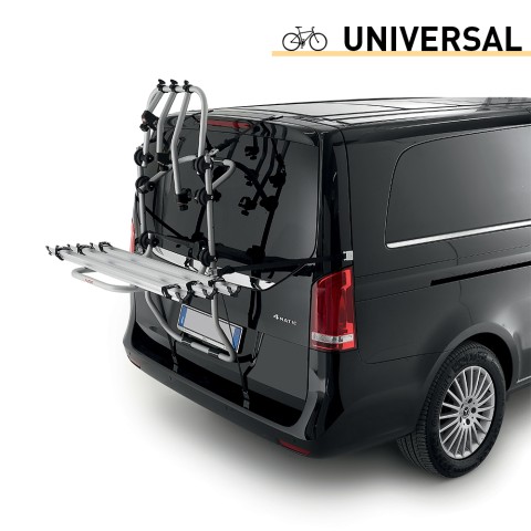 Suporte de bicicleta universal para 3 bicicletas com porta traseira Bici Ok 3 Van