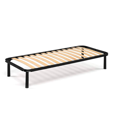 Colchão ortopédico para cama de solteiro ripado de madeira 80x190cm Michela S