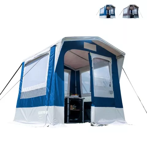 Tenda de cozinha rede mosquiteira para acampamento Gusto NG II 200x150 Brunner
