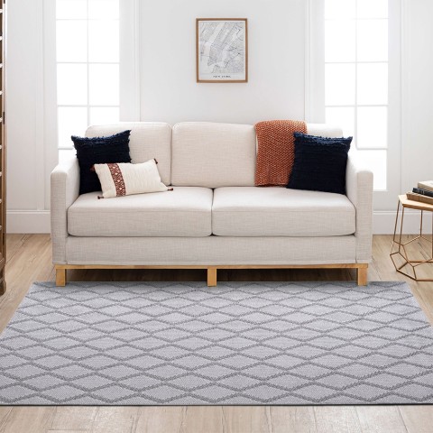 Tapete Interior Exterior Retangular Moderno Sala de Estar Jardim CSGRI002 Promoção