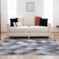 Tapete Moderno Retangular Uso Interior e Exterior CSGRI004 Promoção