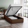 Cama de Solteiro Moderna c/Arrumação 80x190 Basel twin 