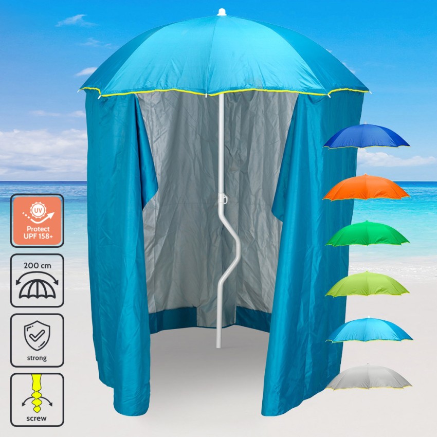 Guarda-sol GiraFacile Super-Resistente contra Ventos e Proteção UV 200cm Zeus Modelo