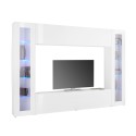 Estante modular sala de estar móvel de TV módulo suspenso 2 vitrinas Joy Frame Descontos