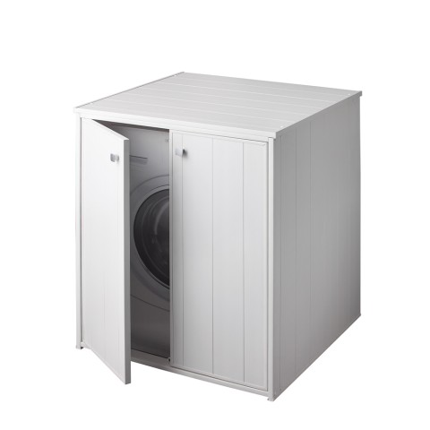 Armário para Máquina de Lavar a Roupa Branco Moderno XXL 5013P Negrari Promoção