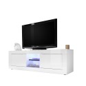Móvel de TV sala de estar moderno branco brilhante 2 portas Nolux Wh Basic Oferta