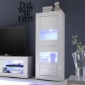 Vitrina branco brilhante design moderno sala de estar Nina Wh Basic Promoção