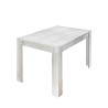 Mesa de jantar extensível madeira 90x137-185cm branco brilhante Vigo Urbino Descontos