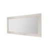 Espelho sala de estar moldura de madeira branca 75x170cm Self Urbino Oferta