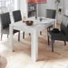 Mesa de jantar extensível madeira 90x137-185cm branco brilhante Vigo Urbino Venda