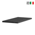 Extensão 48cm para mesa de jantar preto óxido Log 180x90cm Urbino Venda
