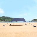 Tenda praia guarda-sol portátil tecido de proteção UV 2,3 x 2,3 m Formentera Preço