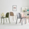 Cadeira design moderno para cozinha restaurante sala de jantar Helene Estoque