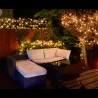 Grinalda solar de 200 luzes LED Natal jardim varanda festa NestX Características