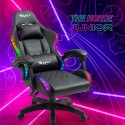 Cadeira de gaming ergonómica LED RGB 2 almofadas The Horde junior Oferta