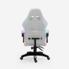 Cadeira de gaming luzes LED RGB ergonómica com 2 almofadas Pixy Junior Modelo