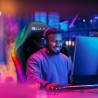 Cadeira de gaming escritório ergonómica em pele LED RGB The Horde XL Venda