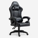 Cadeira de gaming escritório ergonómica em pele LED RGB The Horde XL Características