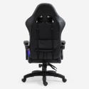 Cadeira de gaming escritório ergonómica em pele LED RGB The Horde XL Modelo